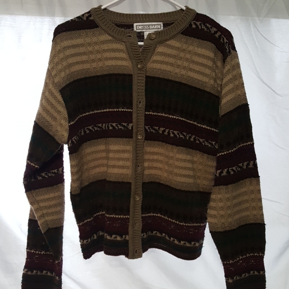 Dress Barn Sweaters - Dress Barn striped cardigan